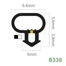 uPVC Window Door Gasket Bubble