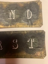  5 ANTIQUE VICTORIAN BRASS