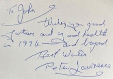 PETER LAWRENCE DR WHO