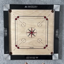 Full Carroms Board and Game Set Made In India With Ivory Stricker