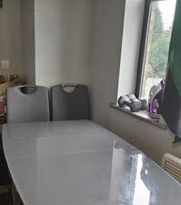Dwell 6 Seater Grey Glass