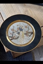 Gold Chokin Plate peacock 