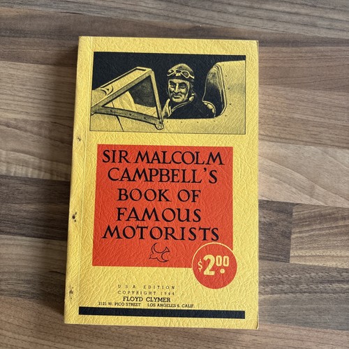 Sir malcolm campbell book - sir,