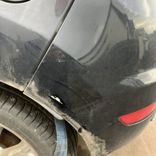 Ford FIESTA MK7  Mk7.5 REAR BUMPER WITH PARKING SENSORS IN BLACK D9