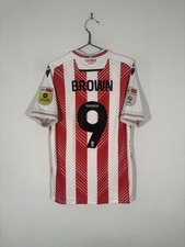 Original Stoke City Home Football Shirt 2022/23 Jacob Brown Men’s Medium