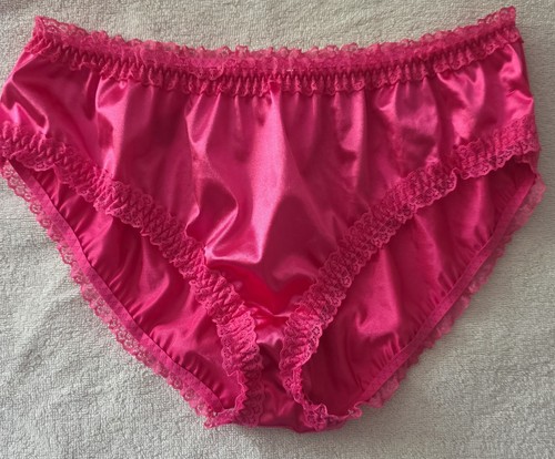 Satin ruffle frilly knickers - frilly,