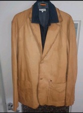 Earl Jeans Tan Brown Leather