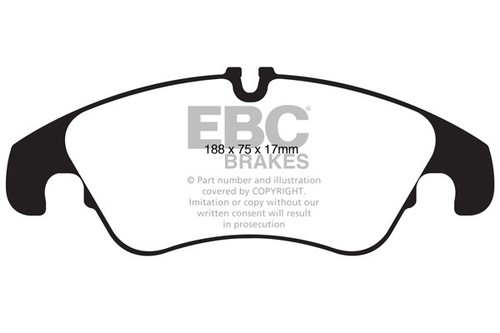 Ebc greenstuff front brake pad - greenstuff,