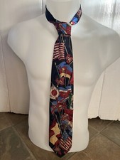 Vintage Retro McDonalds Collection Tie 1994 Novelty International World Flags