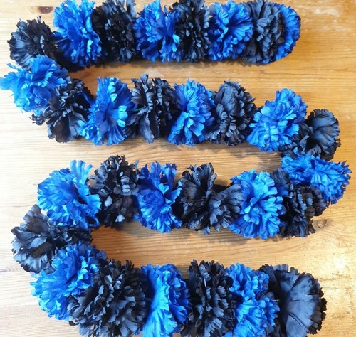 Black royal blue dashboard - &,