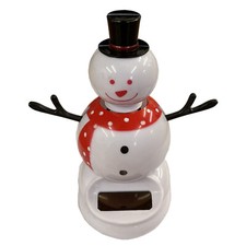SOLAR DANCING CHRISTMAS SNOWMAN  xmas decoration ornament toy snow