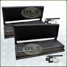 Rear bench seat set black - rear,