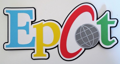 Epcot disney title paper die - epcot,