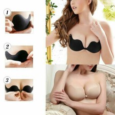 Silicone Strapless Push Up Bra