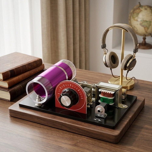 For crystal radio - for, with