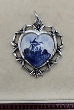 Vintage Pendant Delft Ceramic