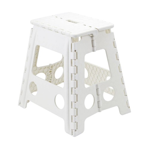 Folding step stool - folding, plastic