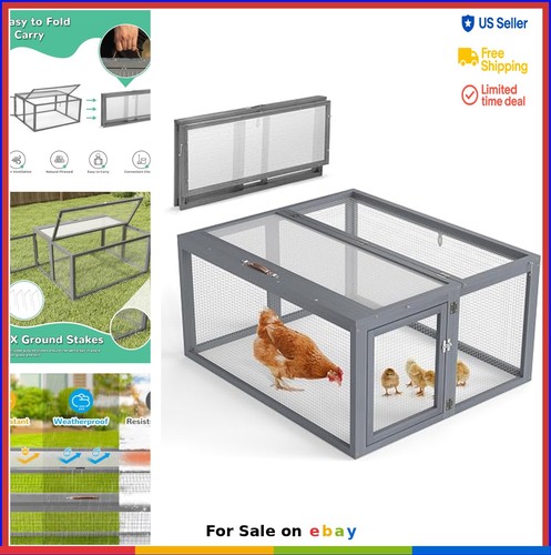 Wooden chicken coop run - wooden,