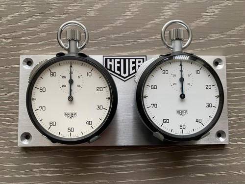 Heuer stopwatch set dashboard - heuer,