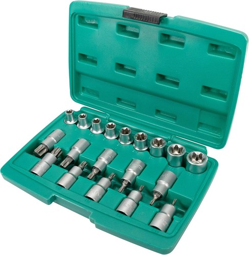 19pc torx socket set drive - socket,
