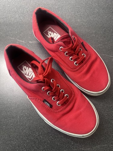 Vans authentic red canvas - vans,