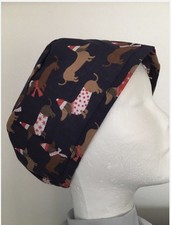 Christmas theatre hat hospital scrub cap odp surgeon doctor nurse vet