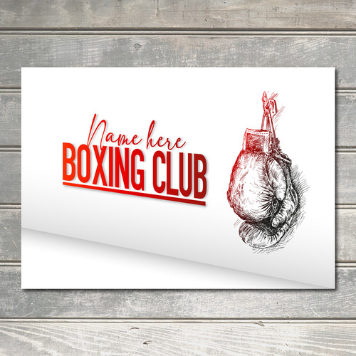 Personalised boxing club - personalised,