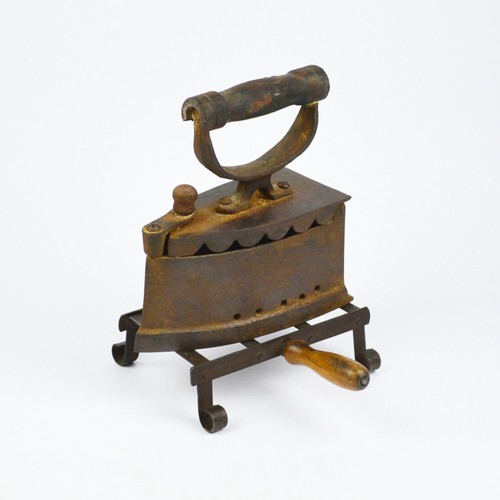Coal iron with rest - with,