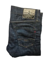 Men's REPLAY Premium WAITOM Dark Blue REGULAR Fit JEANS W34" L29" *VGC*