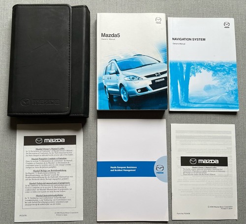 Mazda owners handbook manual - 5, handbook/manual