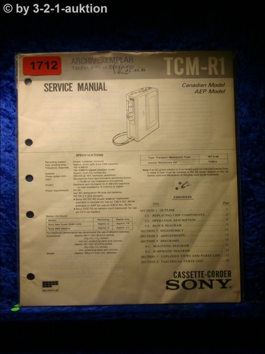 Sony service manual tcm - sony,
