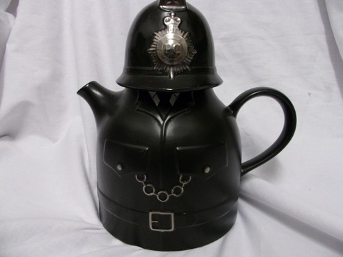 Carlton ware policeman - policeman, black