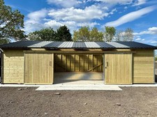 24' x 36' TIMBER WORKSHOP WITH