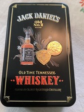 JACK DANIEL’S  OLD No. 7 TENNESSEE WHISKEY TIN MINIATURE BOTTLES EMPTY