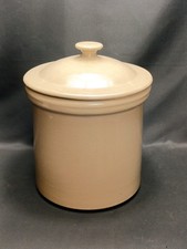 Large Vintage Bread Crock Bin