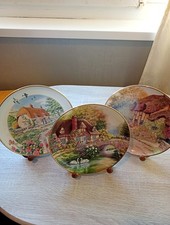 Franklin Mint Heirloom Recommendation Set Of 3 Decorative Plates
