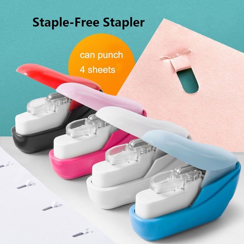 1pcs portable staplerless - 1pcs,