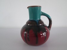 ART POTTERY SMALL 3.5" JUG DRIP GLAZE AULT LINTHORPE CHRISTPHER DRESSER INTEREST
