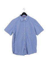 Rohan Men's Shirt XL Blue Checkered Polyamide with Polyester Basic
