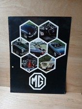 MG CAR RANGE Sales Brochure 1970 #2700 1300 Mk II MIDGET Mk III MGB MGB GT