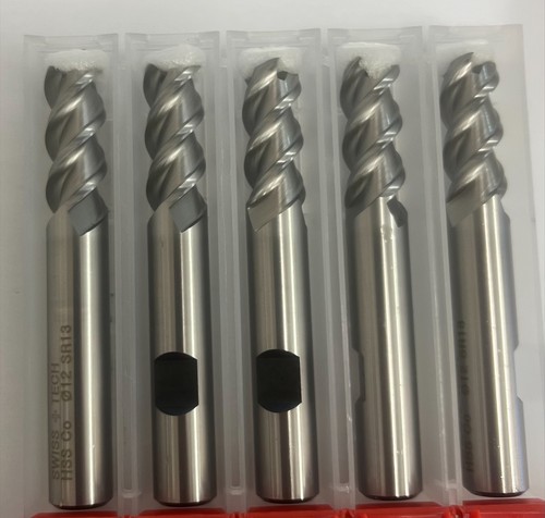 Swisstech 12mm 3fl cobalt hss - swisstech,