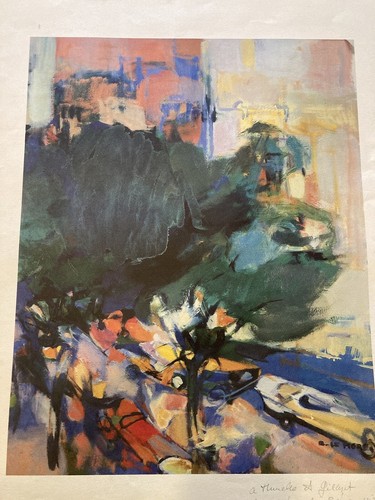 Beautiful lithograph arlette - beautiful,