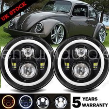 Pair 7" Inch Round LED