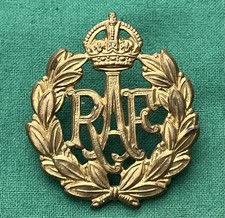 The Royal Air Force "RAF" ~ Genuine WW2 British Military Cap Badge…..