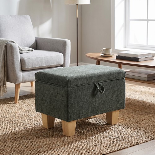 Upholstered ottoman storage - upholstered,
