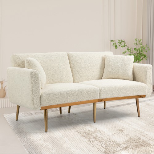 Fabric double sofa - sofa, bed