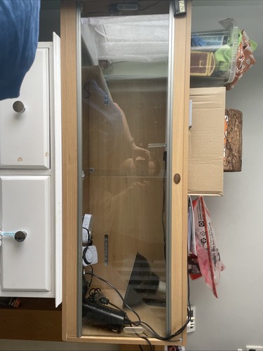 Reptile vivarium sliding glass - sliding,