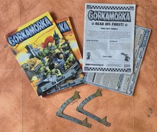 Gorkamorka Rule Books, Guide, Reference Card, Turny Gubbinz & incomplete Terrain