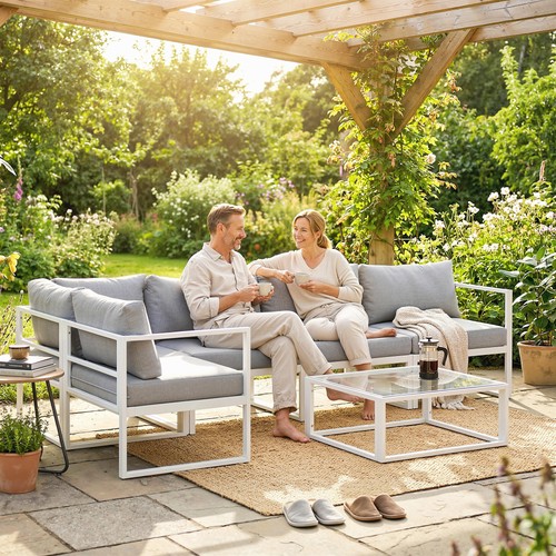 Seater aluminium garden - aluminium,