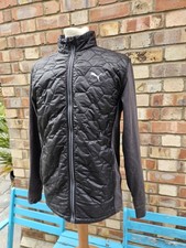 Puma Golf Cloudspun Jacket Quilted Padded Primaloft Warm Causal Pro Coat UK Sm 